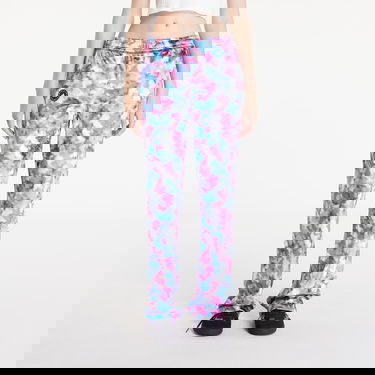 Tepláky adidas Performance Stella Mccartney x Velours Track Pants Signal Cyan/ Pink/ Clearo Fialová | IW9847, 0