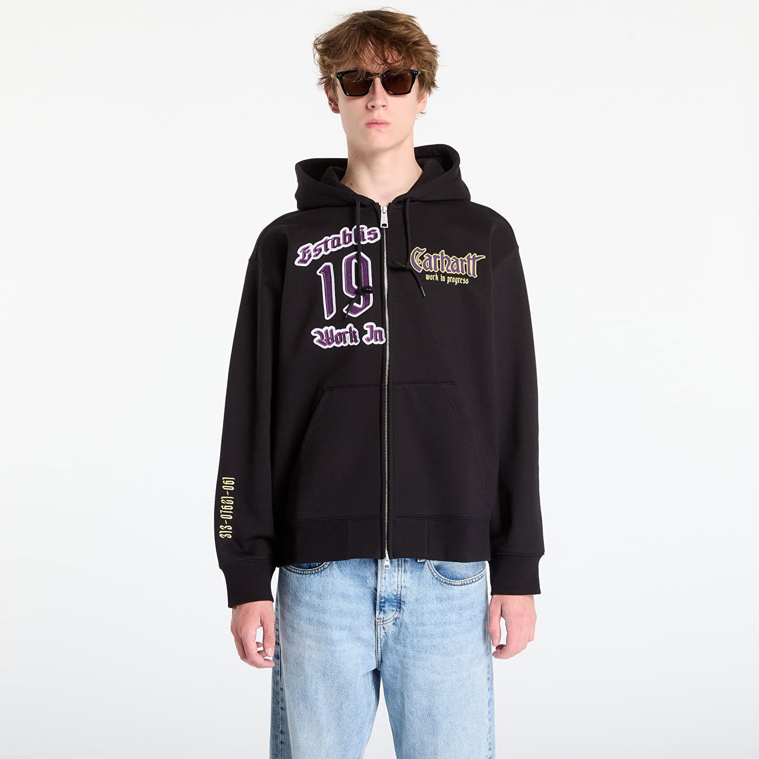 Mikina Carhartt WIP Sweatshirt Hooded Dual Sweat Jacket UNISEX Čierna | I035611.89XX, 0
