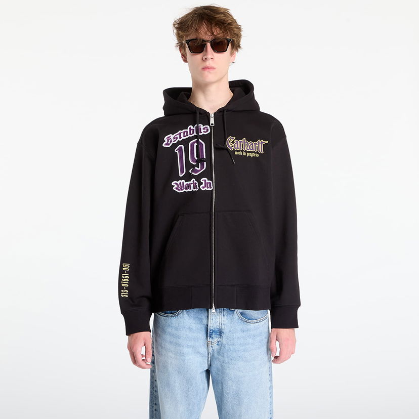 Mikina Carhartt WIP Sweatshirt Hooded Dual Sweat Jacket UNISEX Čierna | I035611.89XX