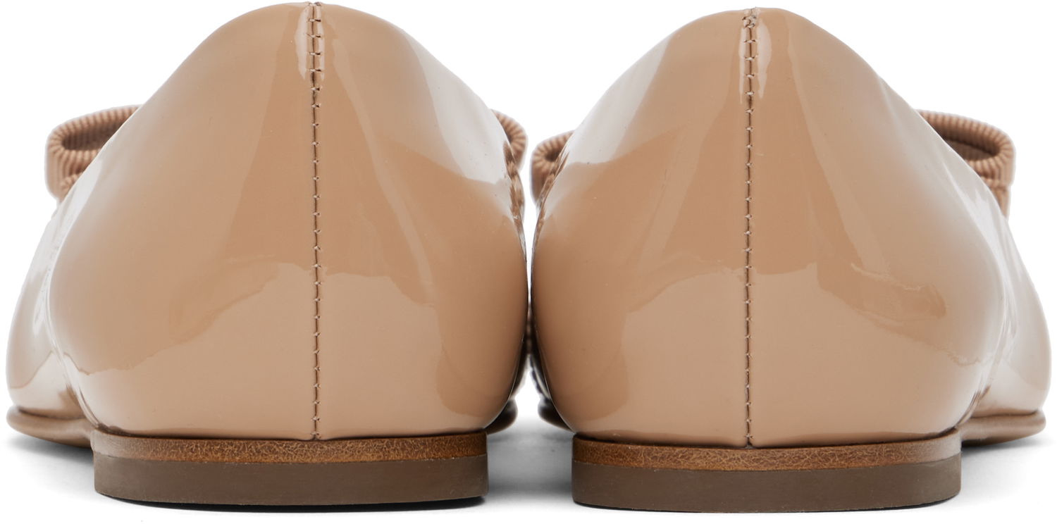 Oblečenie FERRAGAMO Salvatore Ferragamo Varina Bow Ballerina Flats Béžová | 753657, 1