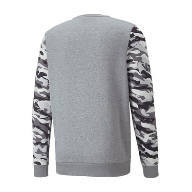 Mikina Puma Puma Essentials Camo Fleece Sweatshirt Šedá | 670255-01, 1
