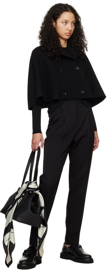 Nohavice Max Mara Black Pleated Dress Trousers Čierna | 2411131151600, 3