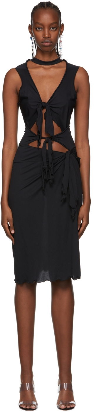 Tie-Front Mini Dress
