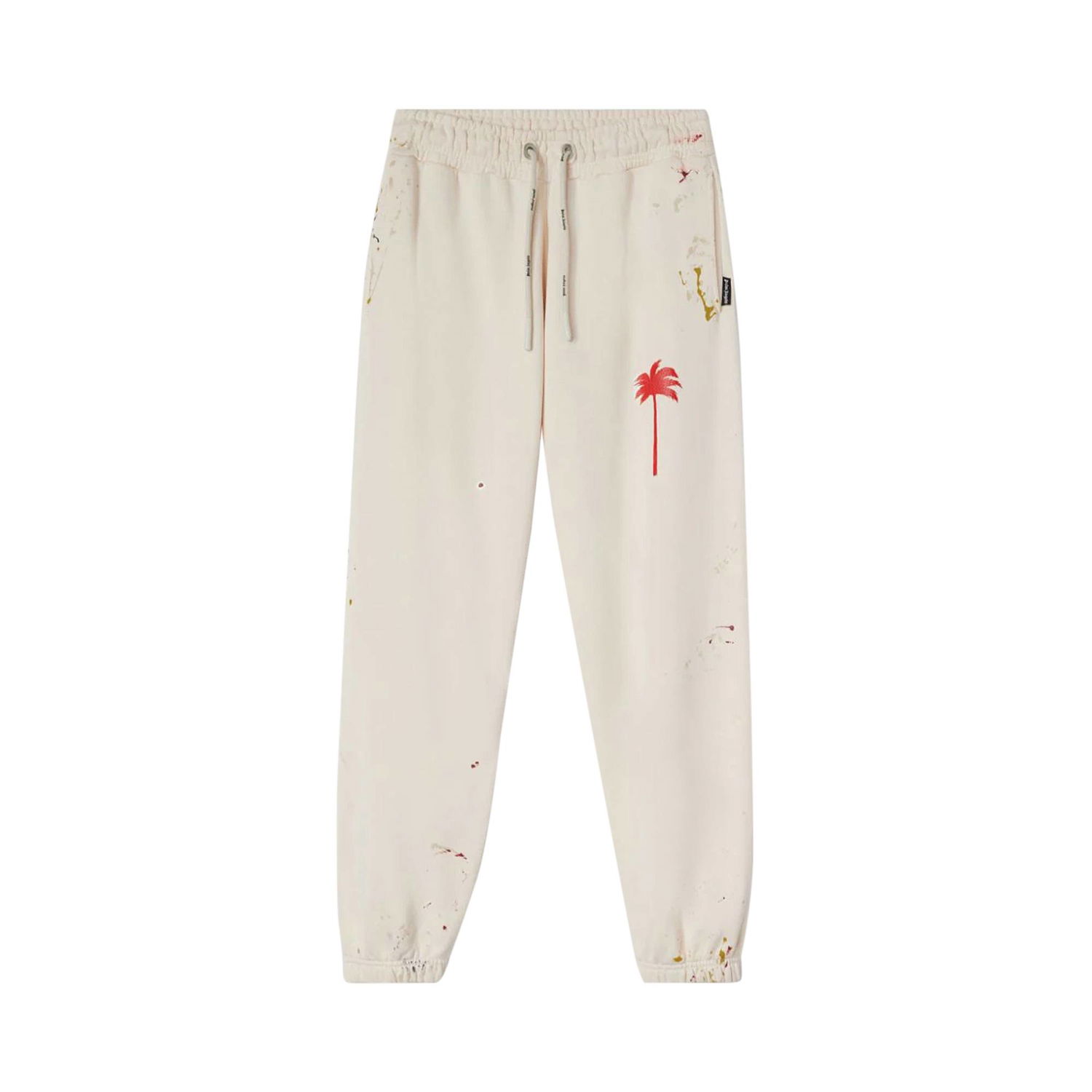 Tepláky Palm Angels PXP Painted Sweatpants Biela | PMCH011S22FLE0010325, 1