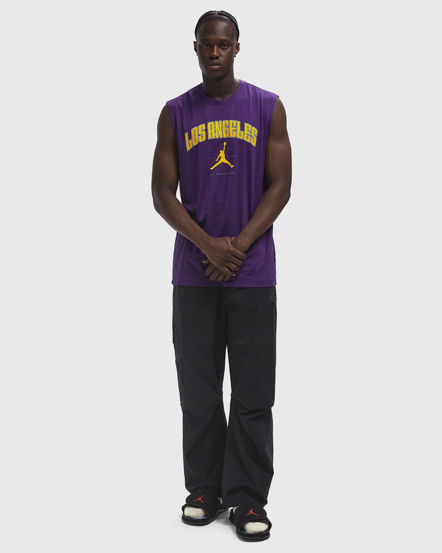 Tielko Jordan Jordan NBA Los Angeles Lakers Sleeveless Top Fialová | HV4739-504, 1