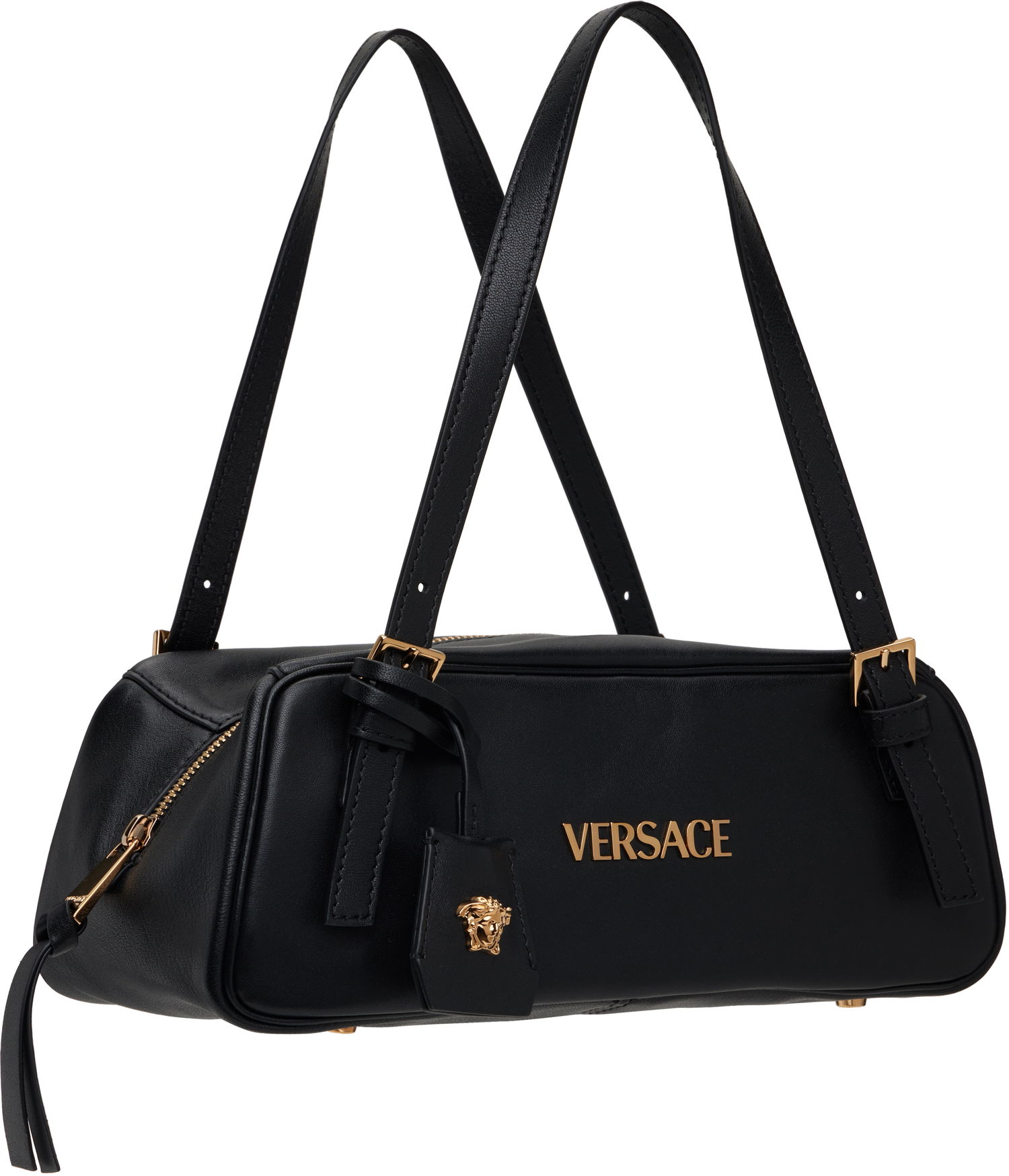 Kabelka Versace Versace Tag Bowling Shoulder Bag Čierna | 1015792_1A13171_1B00V, 1