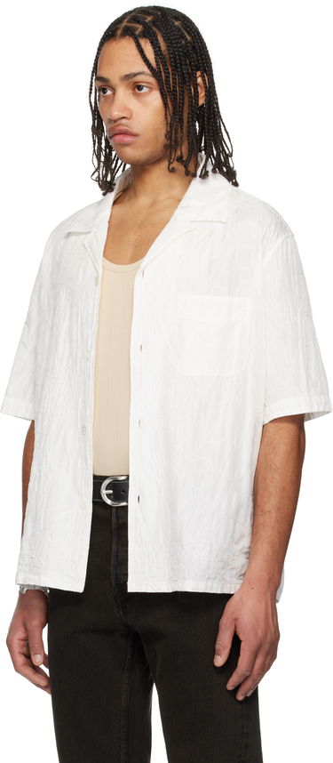 Košeľa OUR LEGACY Our Legacy Heusen Short Sleeve Shirt Biela | M2252HWF, 3