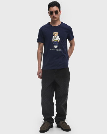 Tričko Polo by Ralph Lauren Ralph Lauren Slim Fit Polo Bear Graphic Tee XXL Navy | 710973137003, 1