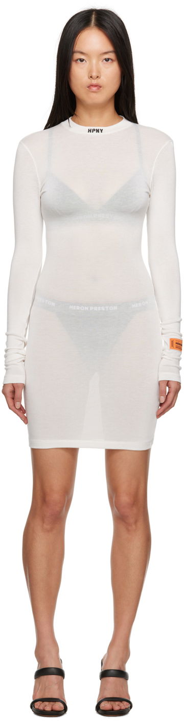 Šaty HERON PRESTON 'HPNY' Minidress Biela | HWDB068F23JER0020410, 0