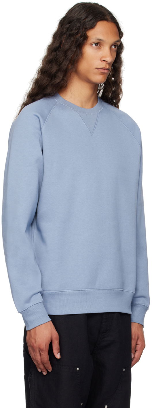 Mikina Carhartt WIP Work In Progress Chase Crewneck Sweatshirt Modrá | I033660, 1