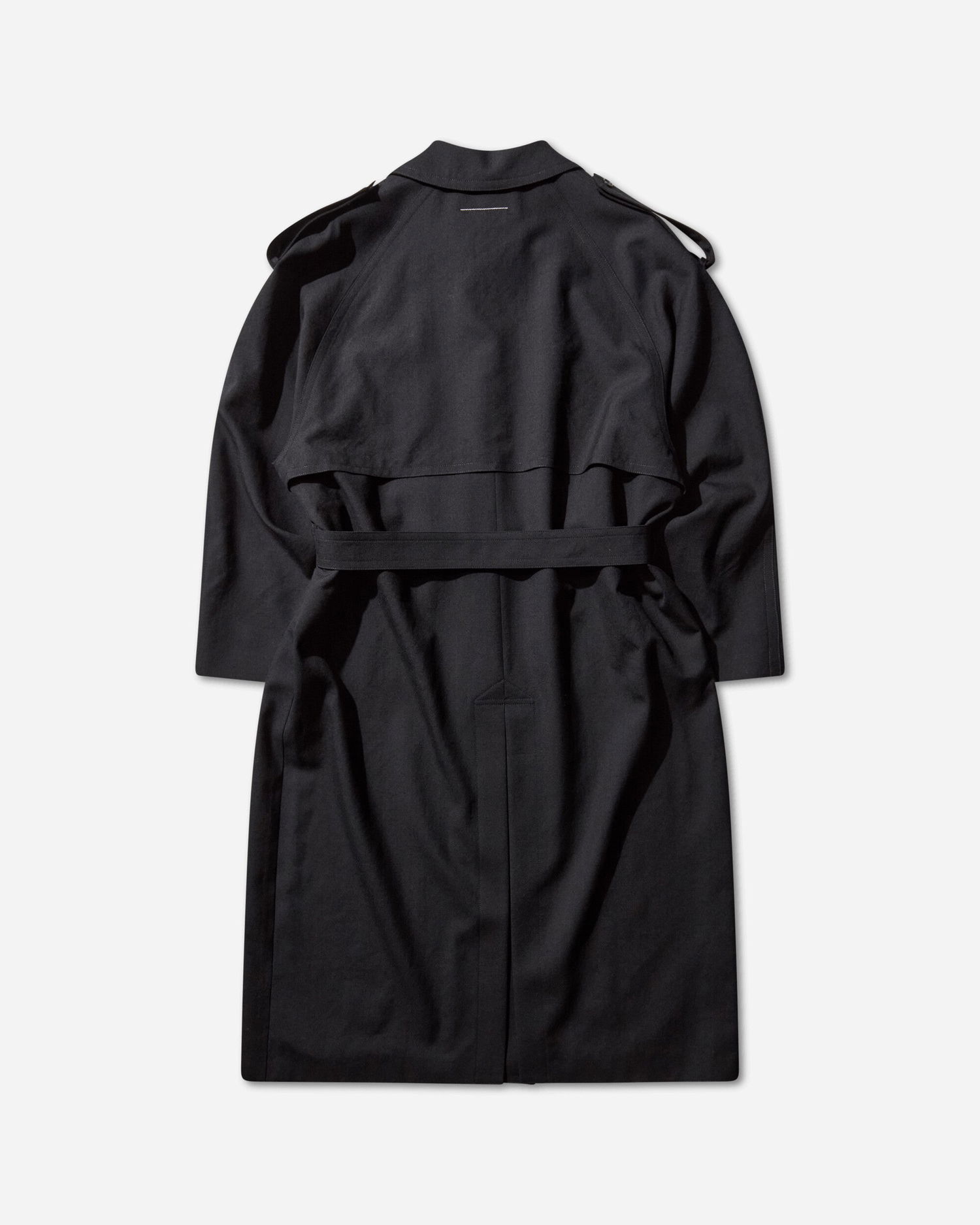 Trenčkot Maison Margiela Wool Trench Coat Čierna | SH2AH0013 900, 0