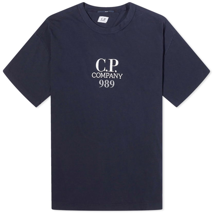 Tričko C.P. Company Box Logo T-Shirt Navy | 16CMTS231A-005697G-888