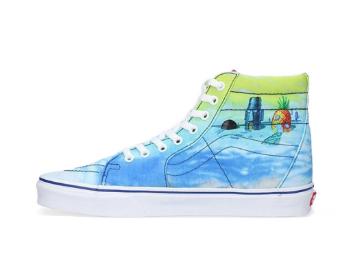 Skateboarding Vans SpongeBob Sk8-Hi Modrá | VN0A32QGZAW