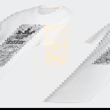 Tričko adidas Originals Graphics Camo Tongue Label Tee Biela | IL5119, 4