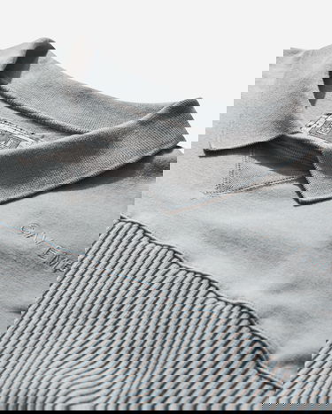 Sveter Cav Empt Overdye Collared Light Crewneck Sweatshirt Šedá | CES27CS21 GREY, 3
