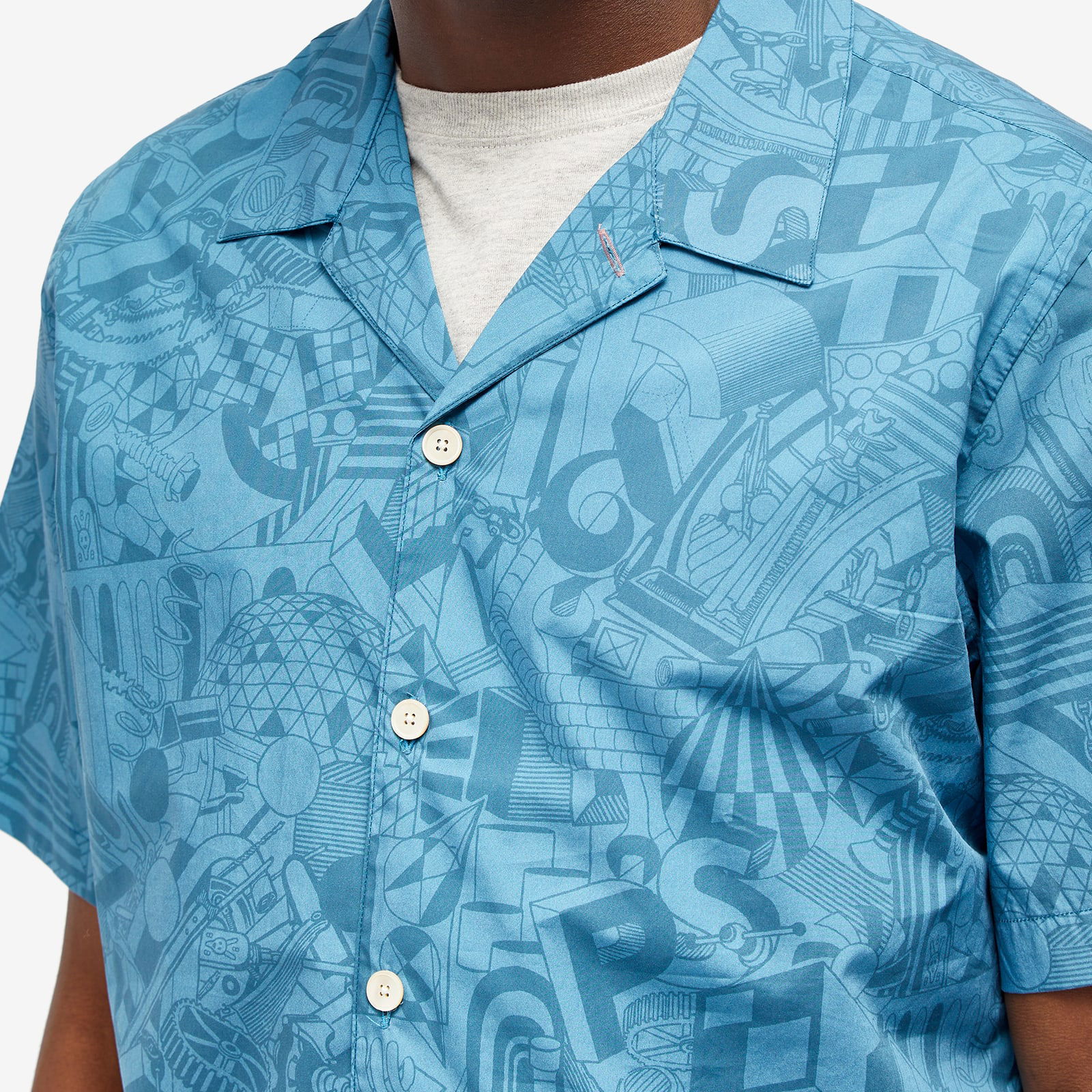 Paul Smith Men's Jack's World Vacation Shirt