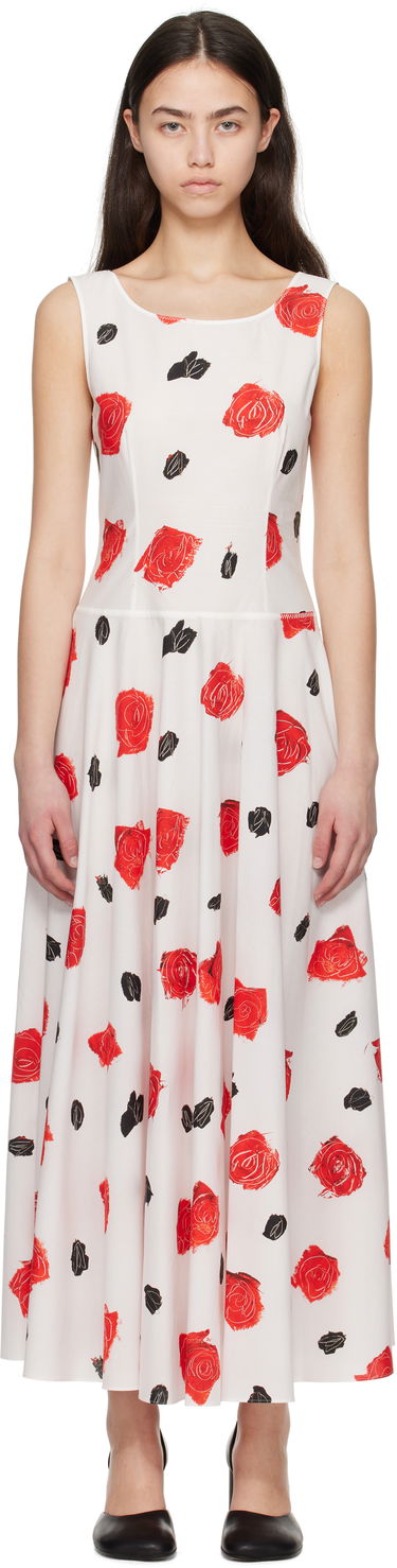Šaty Marni Marni Iris Cotton Poplin Maxi Dress Biela | ABMA1446A0 UTC501, 0