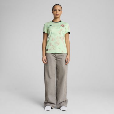 Dres Puma Portugal Women's 2025 Away T-Shirt Zelené | 779211_05, 6