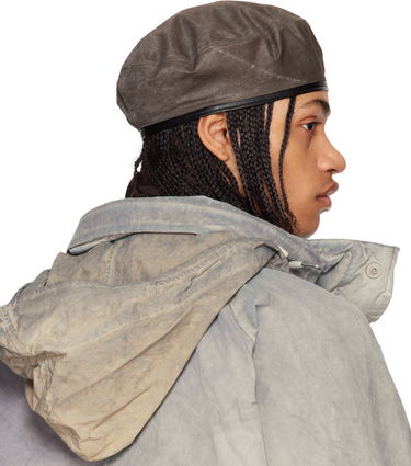 Baretka OUR LEGACY Our Legacy Nylon Beret Šedá | A2258BAB, 4