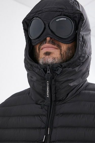 Prešívaná bunda C.P. Company Puffect Hooded Jacket Čierna | 11CMOW007A006099A, 1