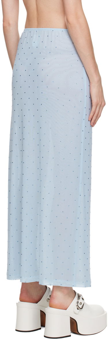 Sukňa Anna Sui Anna Sui Rhinestone Maxi Skirt Modrá | 1024F10, 2