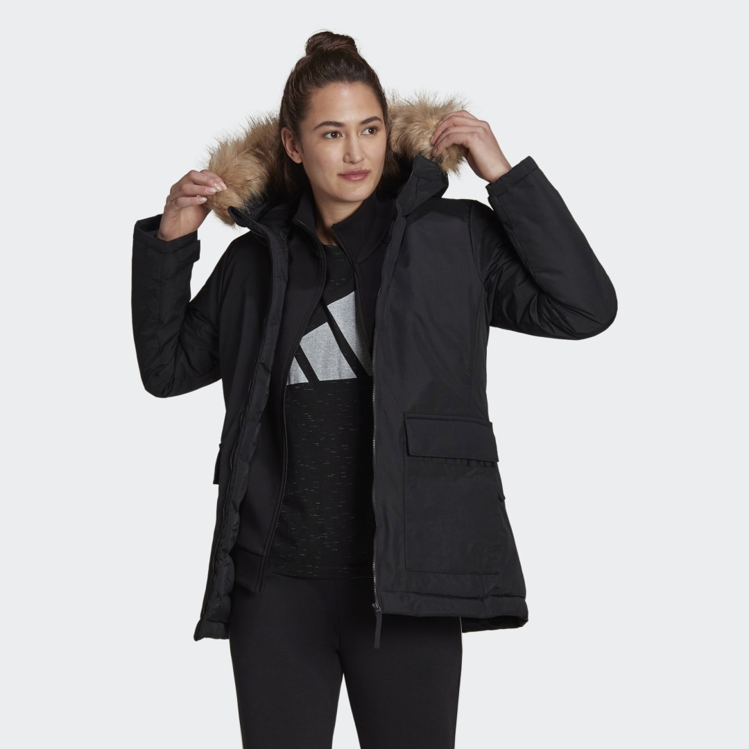 Parka adidas Originals Utilitas Hooded Parka Čierna | GT1707, 0