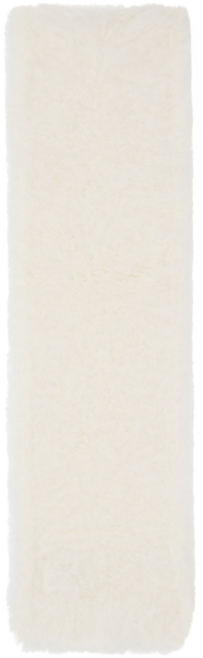 Šál Acne Studios Narrow Fluffy Scarf by Acne Studios Biela | CA0346-, 1
