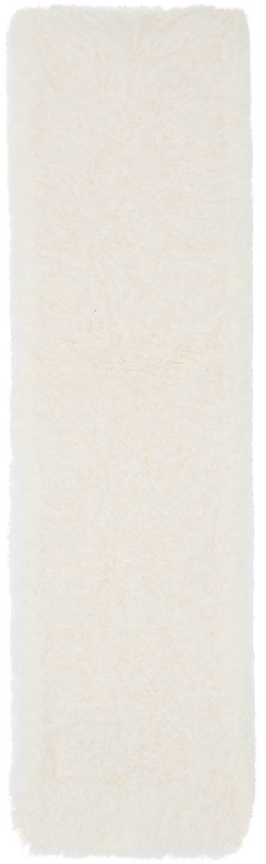 Šál Acne Studios Narrow Fluffy Scarf by Acne Studios Biela | CA0346-, 1