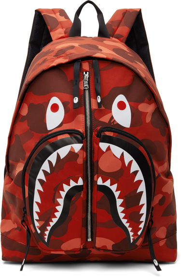 Batoh BAPE Camo Shark Daypack Backpack Červená | 001BAL801001M, 0