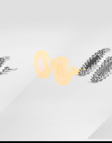 Náušnice Dolce & Gabbana Dg Logo Tiger's Eye Pin Earrings Metalická | WER5S1W1111ZOO00, 2