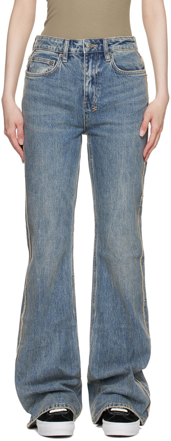 Džínsy Ksubi Frayed Soho Jeans Modrá | WPF24DJ017, 0