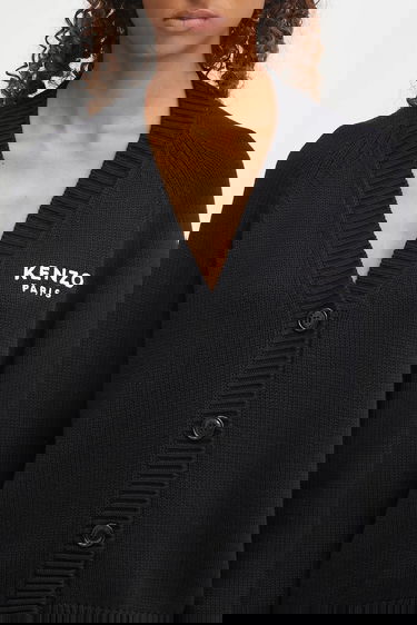 Sveter KENZO Kenzo Boke Flower Placed Cardigan Čierna | FF62CA7063LA, 3