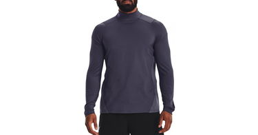 Tričko Under Armour Tee ColdGear Rush Mock Šedá | 1366059-558, 1