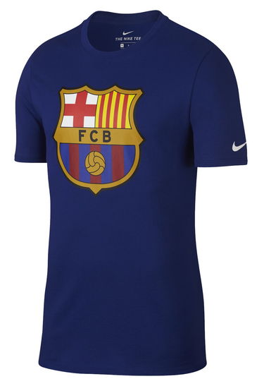 Tričko Nike FCB T-Shirt Evergreen Crest Modrá | 898621-455, 0