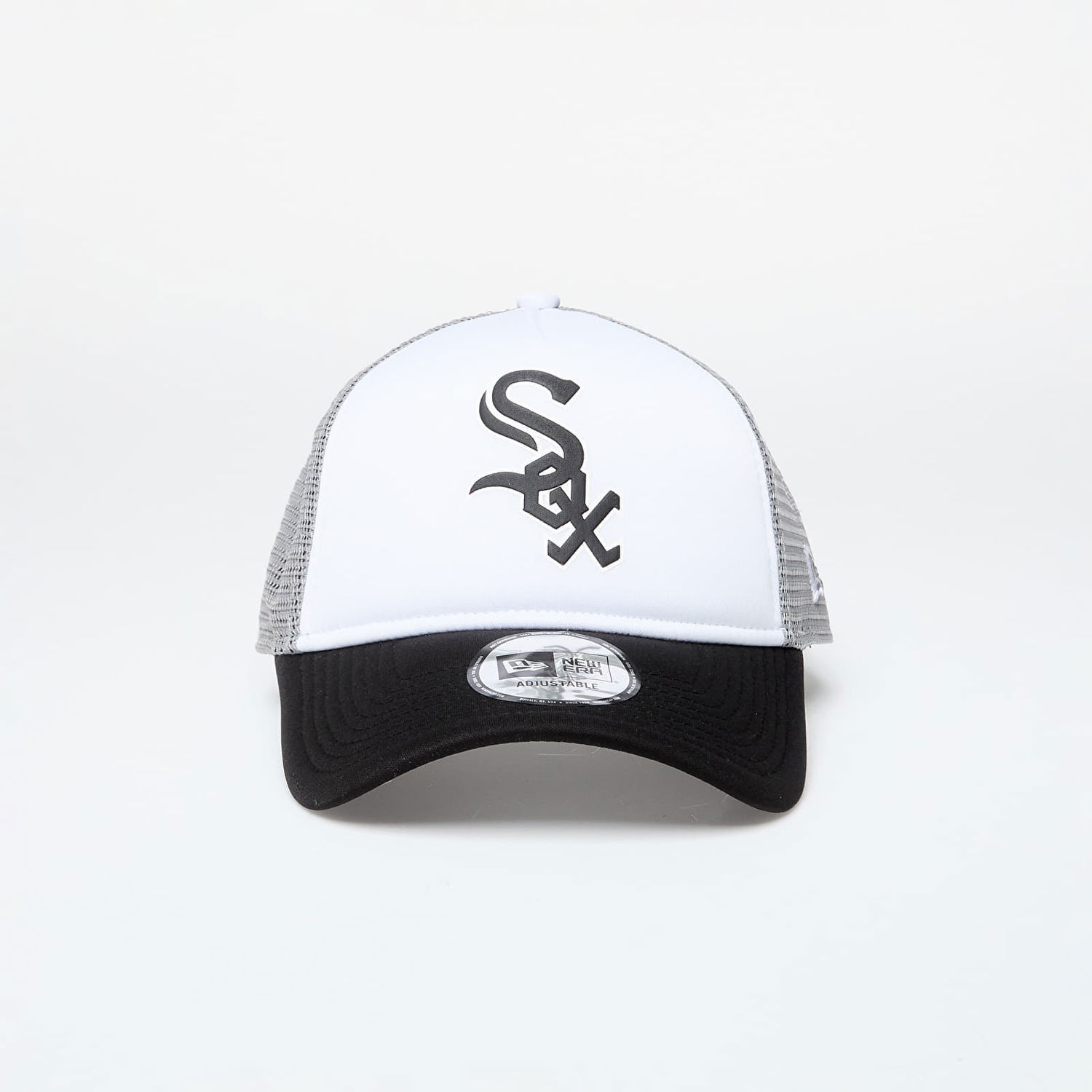 Šiltovka New Era Cap Chicago White Sox 9Forty Trucker Black/ Gray Biela | 60503528, 0