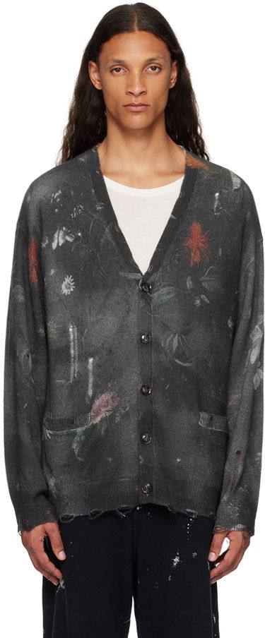 Sveter R13 R13 Cashmere Boyfriend Cardigan Šedá | R13MY200-Y156A, 0