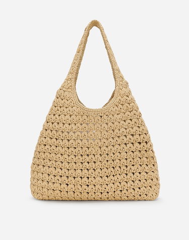 Tote bag Dolce & Gabbana Crocheted Raffia Tote Bag Béžová | BB7655A45478S193, 3