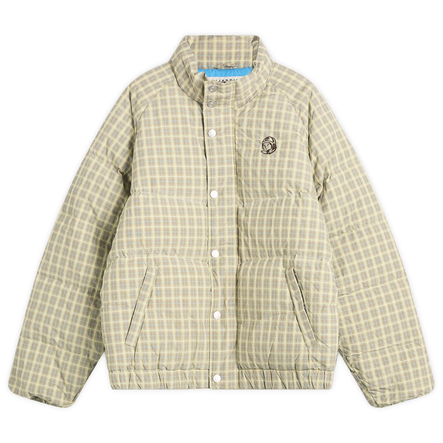 Prešívaná bunda BILLIONAIRE BOYS CLUB Script Nylon Check Puffer Jacket Žltá | B25311-BRN, 0