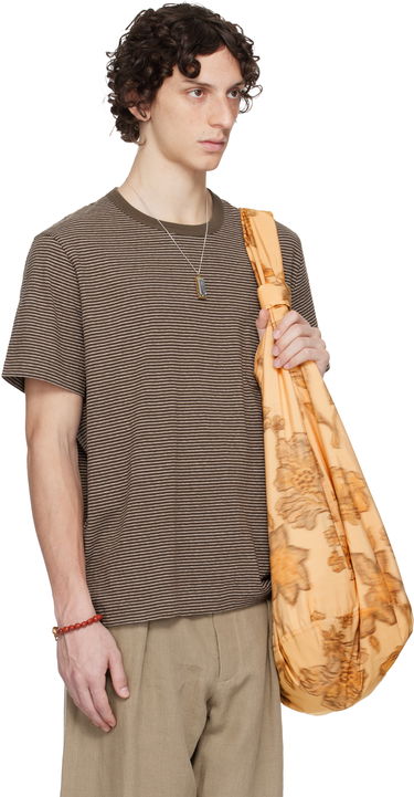 Tričko OUR LEGACY OUR LEGACY WORK SHOP Striped T-Shirt Hnedá | WS2256TM, 1
