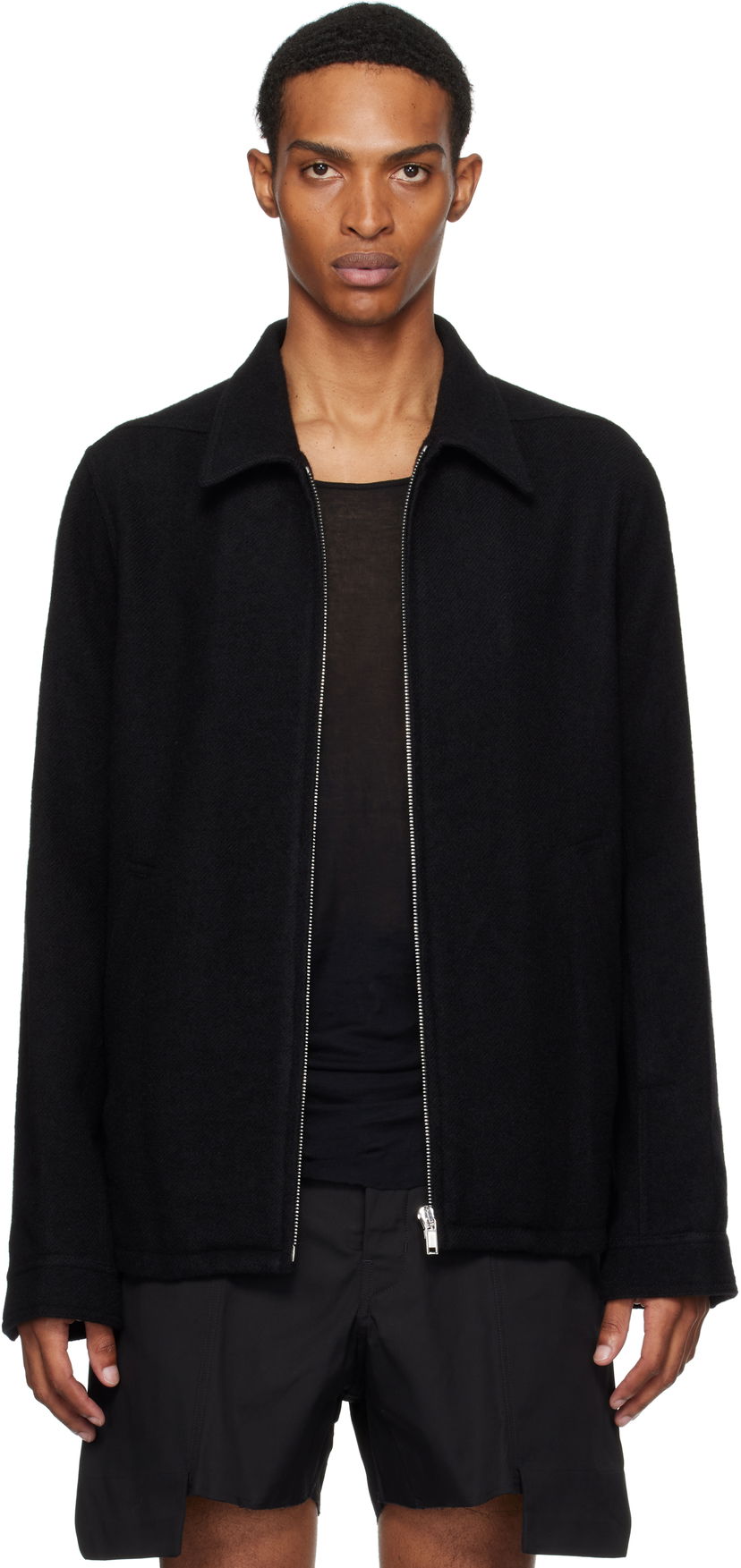 Bunda Rick Owens Rick Owens Concordians Brad Jacket Čierna | RU02E1764 WBD