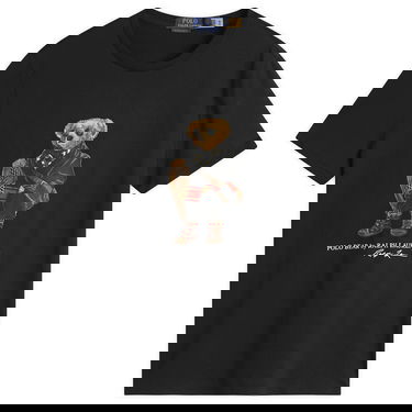 Tričko Polo by Ralph Lauren Holiday Bear T-Shirt Čierna | 710P00094001-BLK, 0