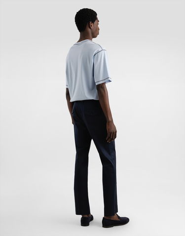 Nohavice Dolce & Gabbana Dolce & Gabbana Cotton Gabardine Cargo Trousers 52 Navy | GP13MZFUFNVB0665, 2