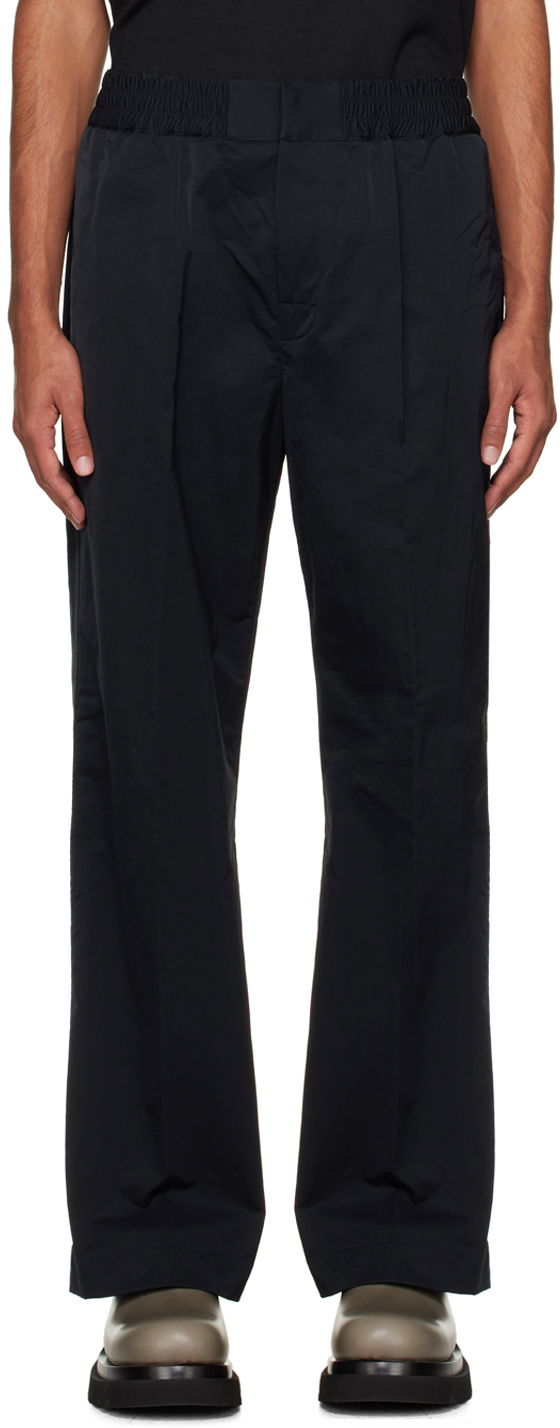 Lightweight Elastic Waist Trousers