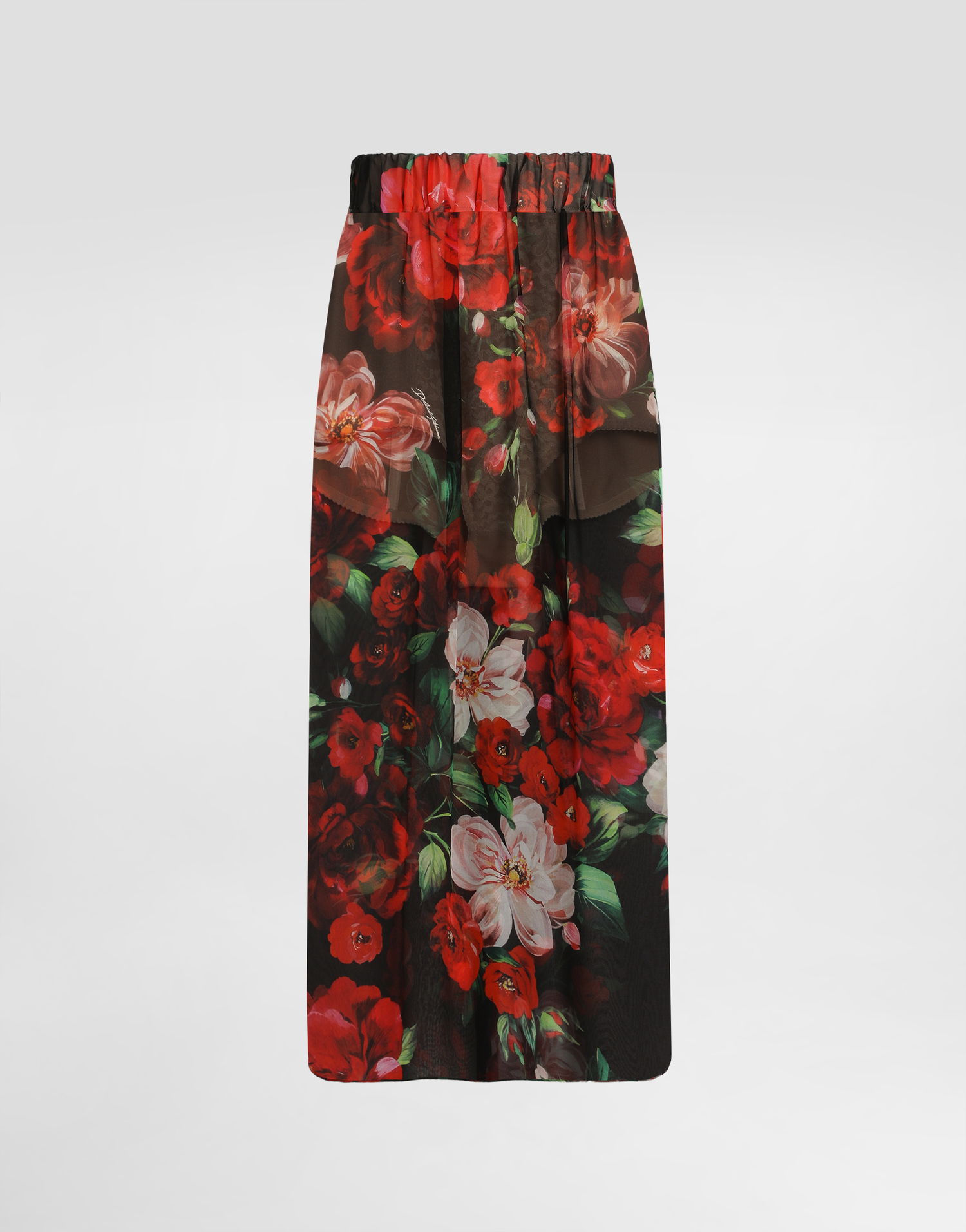 Sukňa Dolce & Gabbana Dolce & Gabbana Rose-Print Chiffon Midi Skirt Rôznofarebný | F4BBOTIS1Y6HN5PD, 0
