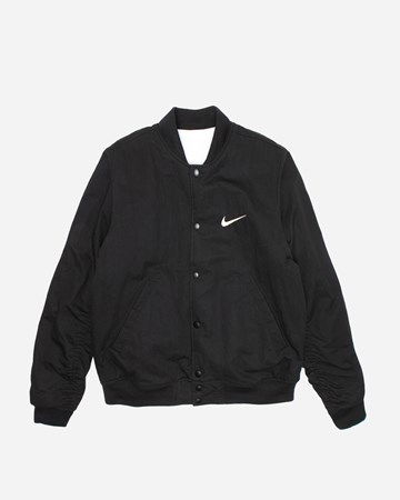 Bomber bunda Nike Stüssy x Reversible Varsity Jacket Čierna | FJ9153-010, 0