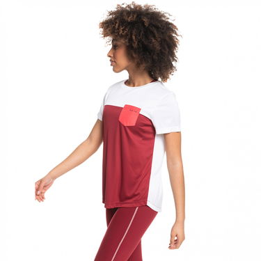 Tričko Roxy Pocket Workout T-Shirt Červená | ERJZT05245-RRR0, 1