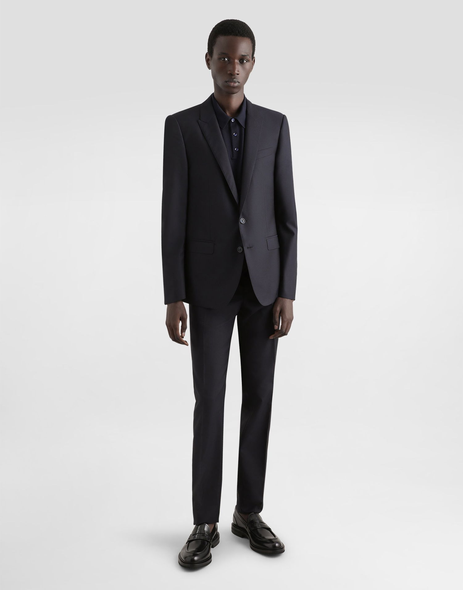 Súprava Dolce & Gabbana Single-breasted Suit In Wool And Silk Čierna | GK0RMTGG059B0665, 1