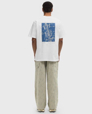 Tričko DAILY PAPER Blueprint Graphic T-Shirt White Biela | 2423037, 1
