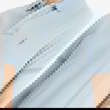 Polo tričko Polo by Ralph Lauren Ralph Lauren Custom Slim Fit Polo Shirt, Large Modrá | 710970582001, 5