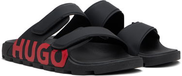 Tenisky a topánky BOSS Hugo Double-Touch Closure Logo Sandals Čierna | 50542042, 3